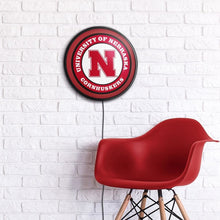 Load image into Gallery viewer, Nebraska Cornhuskers: Slimline Lighted Wall Sign - The Fan-Brand