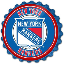 Load image into Gallery viewer, New York Rangers: Bottle Cap Wall Sign - The Fan-Brand