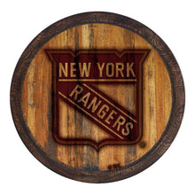 Load image into Gallery viewer, New York Rangers: Branded "Faux" Barrel Top Sign - The Fan-Brand