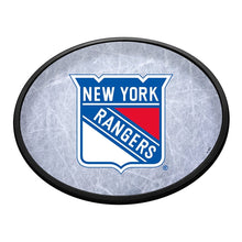 Load image into Gallery viewer, New York Rangers: Ice Rink - Oval Slimline Lighted Wall Sign - The Fan-Brand