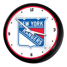 Load image into Gallery viewer, New York Rangers: Retro Lighted Wall Clock - The Fan-Brand