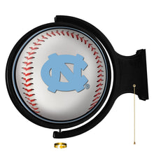 Load image into Gallery viewer, North Carolina Tar Heels: Baseball - Rotating Lighted Wall Sign - The Fan-Brand