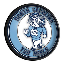 Load image into Gallery viewer, North Carolina Tar Heels: Mascot - Round Slimline Lighted Wall Sign - The Fan-Brand