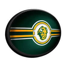 Load image into Gallery viewer, North Dakota State Bison: Oval Slimline Lighted Wall Sign - The Fan-Brand