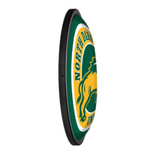 Load image into Gallery viewer, North Dakota State Bison: Round Slimline Lighted Wall Sign - The Fan-Brand