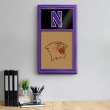 Load image into Gallery viewer, Northwestern Wildcats: Dual Logo - Cork Note Board - The Fan-Brand