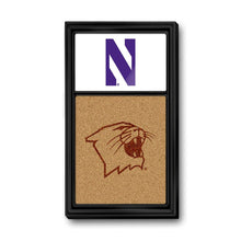 Load image into Gallery viewer, Northwestern Wildcats: Dual Logo - Cork Note Board - The Fan-Brand