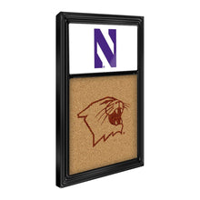 Load image into Gallery viewer, Northwestern Wildcats: Dual Logo - Cork Note Board - The Fan-Brand