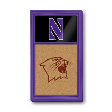 Load image into Gallery viewer, Northwestern Wildcats: Dual Logo - Cork Note Board - The Fan-Brand