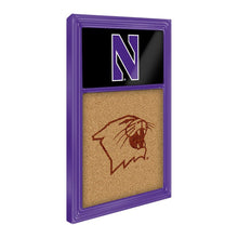 Load image into Gallery viewer, Northwestern Wildcats: Dual Logo - Cork Note Board - The Fan-Brand