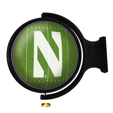 Load image into Gallery viewer, Northwestern Wildcats: On the 50 - Rotating Lighted Wall Sign - The Fan-Brand