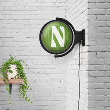 Load image into Gallery viewer, Northwestern Wildcats: On the 50 - Rotating Lighted Wall Sign - The Fan-Brand