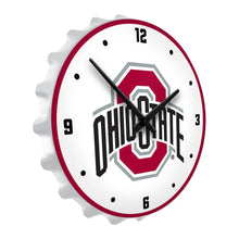 Load image into Gallery viewer, Ohio State Buckeyes: Bottle Cap Lighted Wall Clock - The Fan-Brand