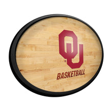 Load image into Gallery viewer, Oklahoma Sooners: Hardwood - Oval Slimline Lighted Wall Sign - The Fan-Brand