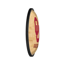 Load image into Gallery viewer, Oklahoma Sooners: Hardwood - Oval Slimline Lighted Wall Sign - The Fan-Brand