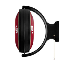 Load image into Gallery viewer, Oklahoma Sooners: Helmet - Original Round Rotating Lighted Wall Sign - The Fan-Brand