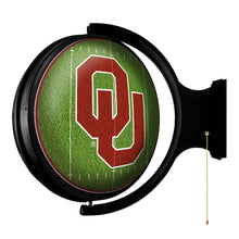 Load image into Gallery viewer, Oklahoma Sooners: On the 50 - Rotating Lighted Wall Sign - The Fan-Brand