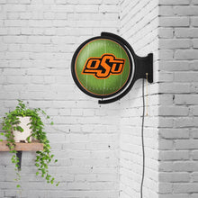 Load image into Gallery viewer, Oklahoma State Cowboys: On the 50 - Rotating Lighted Wall Sign - The Fan-Brand