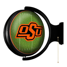 Load image into Gallery viewer, Oklahoma State Cowboys: On the 50 - Rotating Lighted Wall Sign - The Fan-Brand
