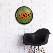 Load image into Gallery viewer, Oklahoma State Cowboys: On the 50 - Slimline Lighted Wall Sign - The Fan-Brand