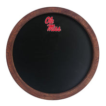 Load image into Gallery viewer, Ole Miss Rebels: Chalkboard "Faux" Barrel Top Sign - The Fan-Brand