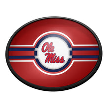 Load image into Gallery viewer, Ole Miss Rebels: Oval Slimline Lighted Wall Sign - The Fan-Brand