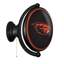Load image into Gallery viewer, Oregon State Beavers: Original Oval Rotating Lighted Wall Sign - The Fan-Brand