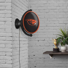Load image into Gallery viewer, Oregon State Beavers: Original Oval Rotating Lighted Wall Sign - The Fan-Brand