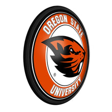 Load image into Gallery viewer, Oregon State Beavers: Round Slimline Lighted Wall Sign - The Fan-Brand