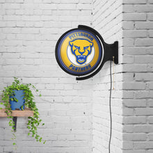 Load image into Gallery viewer, Pitt Panthers: Mascot - Original Round Rotating Lighted Wall Sign - The Fan-Brand