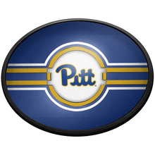 Load image into Gallery viewer, Pitt Panthers: Oval Slimline Lighted Wall Sign - The Fan-Brand