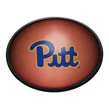 Load image into Gallery viewer, Pitt Panthers: Pigskin - Oval Slimline Lighted Wall Sign - The Fan-Brand