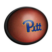 Load image into Gallery viewer, Pitt Panthers: Pigskin - Oval Slimline Lighted Wall Sign - The Fan-Brand