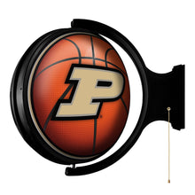 Load image into Gallery viewer, Purdue Boilermakers: Basketball - Original Round Rotating Lighted Wall Sign - The Fan-Brand