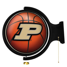 Load image into Gallery viewer, Purdue Boilermakers: Basketball - Original Round Rotating Lighted Wall Sign - The Fan-Brand