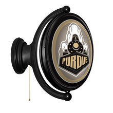 Load image into Gallery viewer, Purdue Boilermakers: Boilermaker Special - Original Oval Rotating Lighted Wall Sign - The Fan-Brand