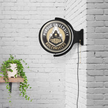 Load image into Gallery viewer, Purdue Boilermakers: Boilermaker Special - Original Round Rotating Lighted Wall Sign - The Fan-Brand