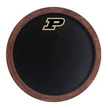 Load image into Gallery viewer, Purdue Boilermakers: Chalkboard "Faux" Barrel Top Sign - The Fan-Brand