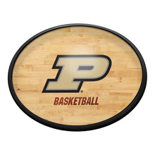 Load image into Gallery viewer, Purdue Boilermakers: Hardwood - Oval Slimline Lighted Wall Sign - The Fan-Brand