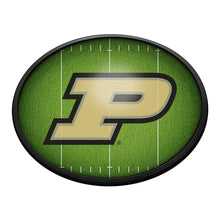 Load image into Gallery viewer, Purdue Boilermakers: On the 50 - Oval Slimline Lighted Wall Sign - The Fan-Brand