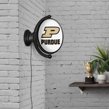 Load image into Gallery viewer, Purdue Boilermakers: Original Oval Rotating Lighted Wall Sign - The Fan-Brand