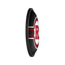 Load image into Gallery viewer, Rutgers Scarlet Knights: Oval Slimline Lighted Wall Sign - The Fan-Brand