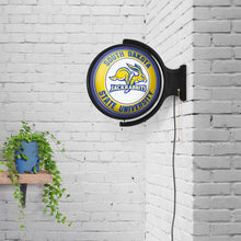 Load image into Gallery viewer, South Dakota State Jackrabbits: Original Round Rotating Lighted Wall Sign - The Fan-Brand