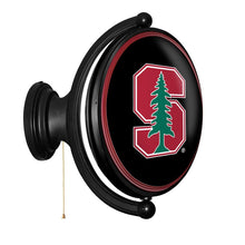 Load image into Gallery viewer, Stanford Cardinal: Original Oval Rotating Lighted Wall Sign - The Fan-Brand