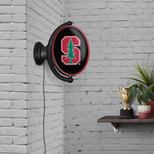 Load image into Gallery viewer, Stanford Cardinal: Original Oval Rotating Lighted Wall Sign - The Fan-Brand