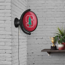 Load image into Gallery viewer, Stanford Cardinal: Original Oval Rotating Lighted Wall Sign - The Fan-Brand