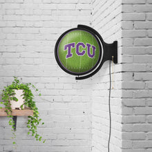 Load image into Gallery viewer, TCU Horned Frogs: On the 50 - Rotating Lighted Wall Sign - The Fan-Brand