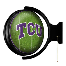 Load image into Gallery viewer, TCU Horned Frogs: On the 50 - Rotating Lighted Wall Sign - The Fan-Brand