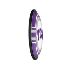 Load image into Gallery viewer, TCU Horned Frogs: Oval Slimline Lighted Wall Sign - The Fan-Brand