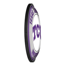 Load image into Gallery viewer, TCU Horned Frogs: Round Slimline Lighted Wall Sign - The Fan-Brand